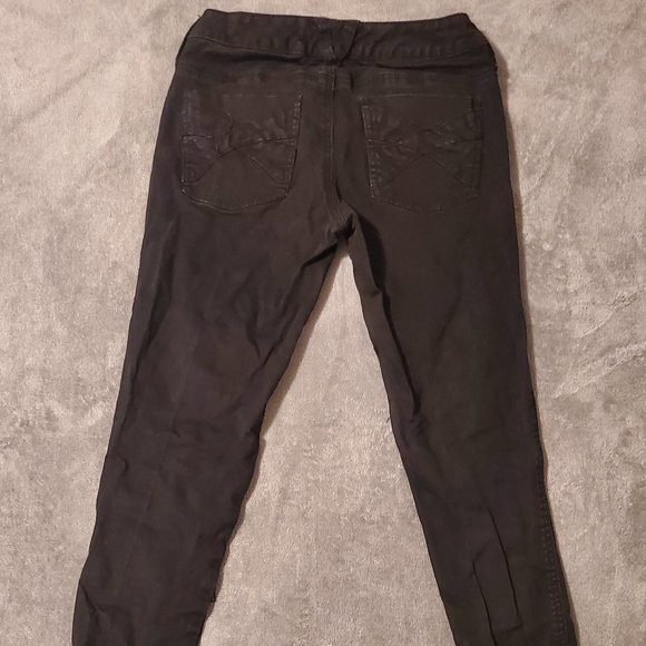 Royal Bones by Tripp Black Fishnet Skinny Jeans - Picture 5 of 9